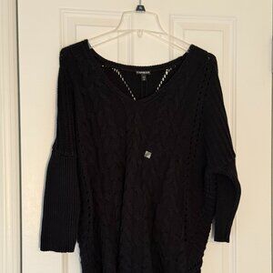 Women's Tunic Sweater, NWT, Express, Black, Large